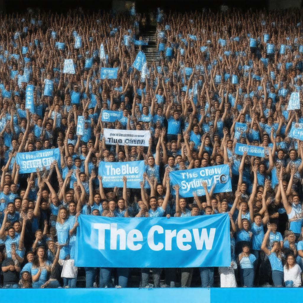 AI-created image of The Blue Crew