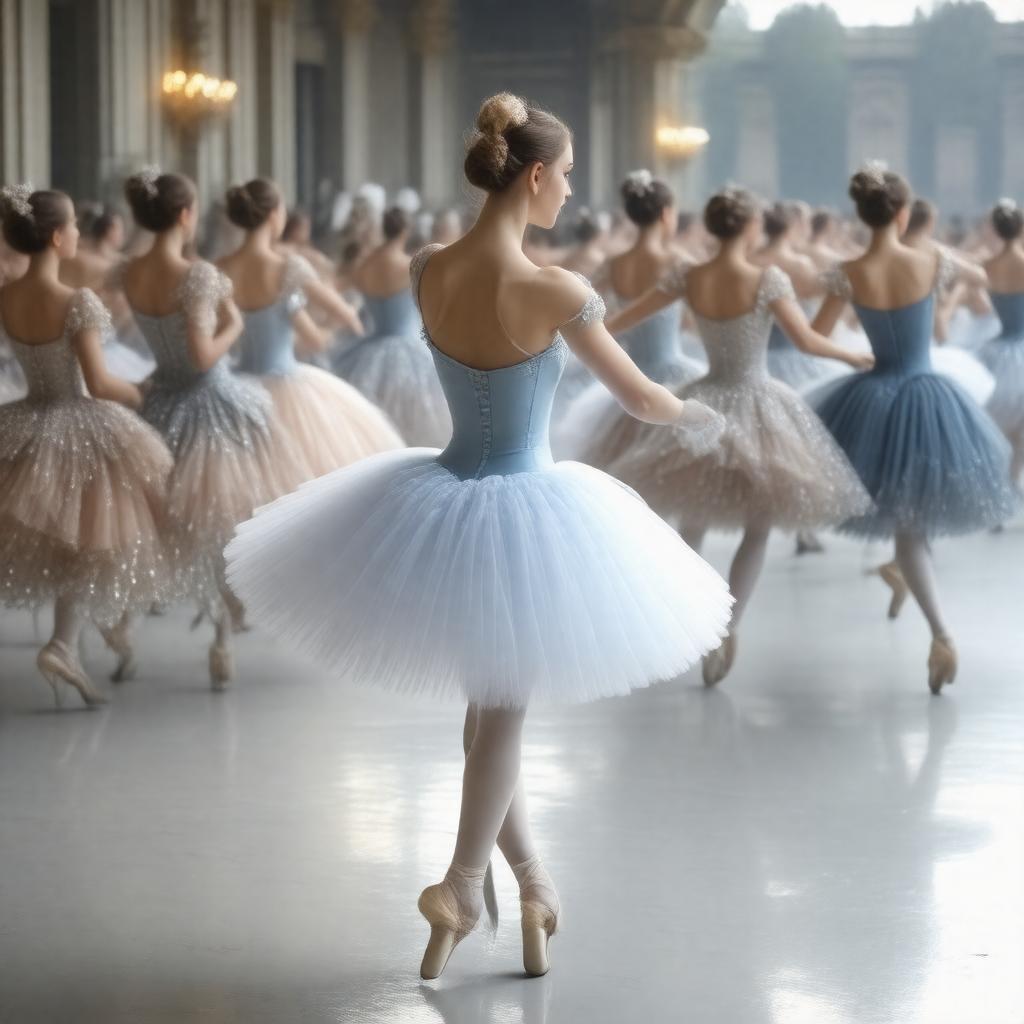 AI-created image of The Blue Danube (ballet)