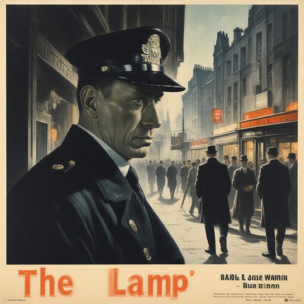 AI-created image of The Blue Lamp