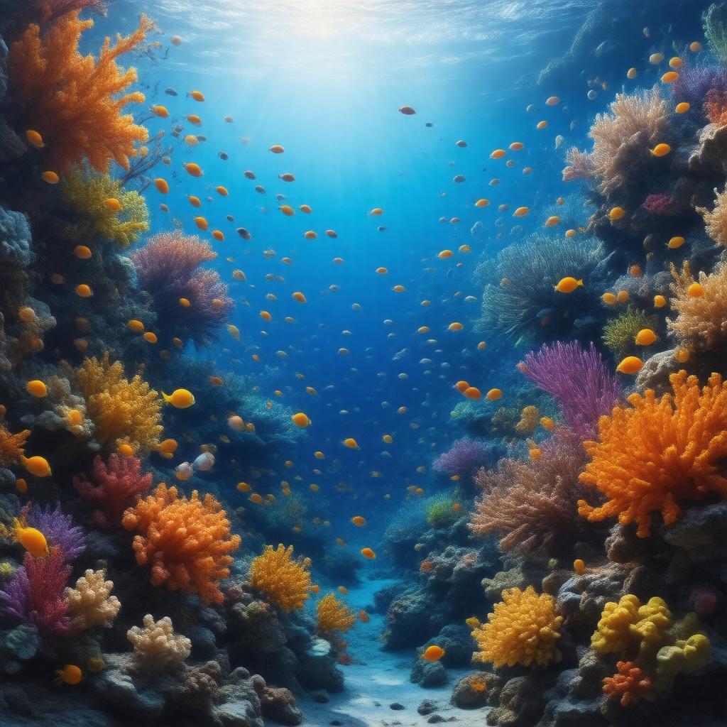 AI-created image of The Blue Planet