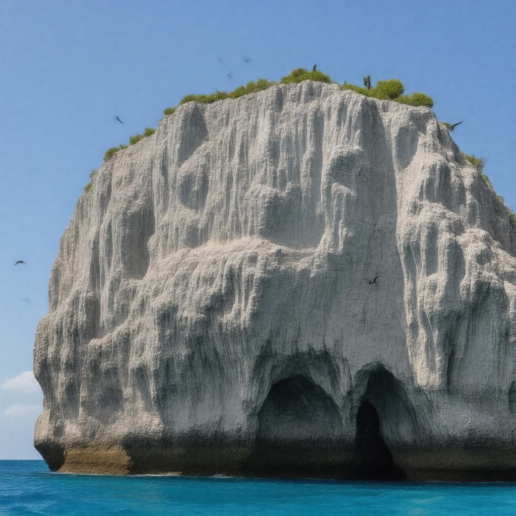 AI-created image of The Bluff (Cayman Brac)