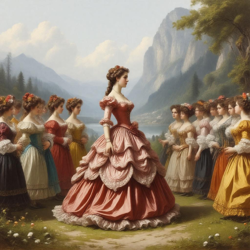 AI-created image of The Bohemian Girl