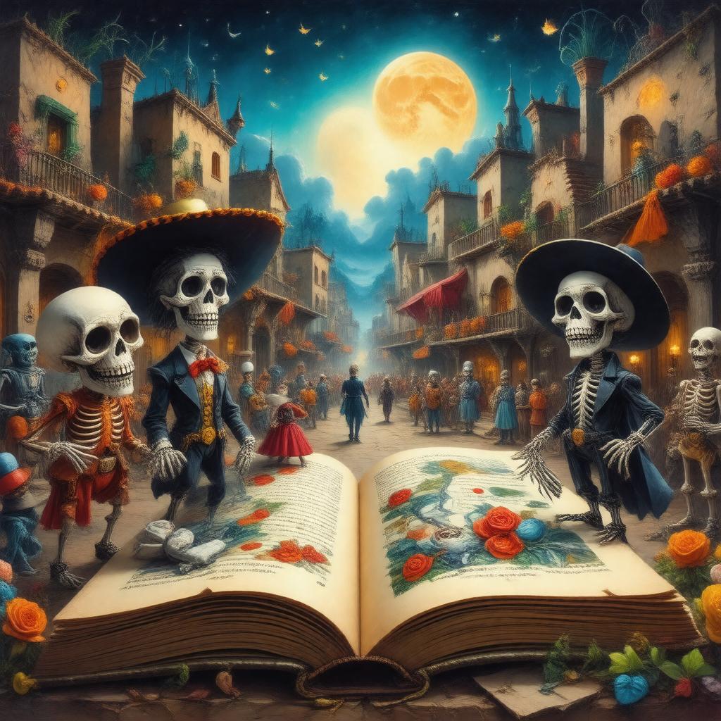 AI-created image of The Book of Life (film)