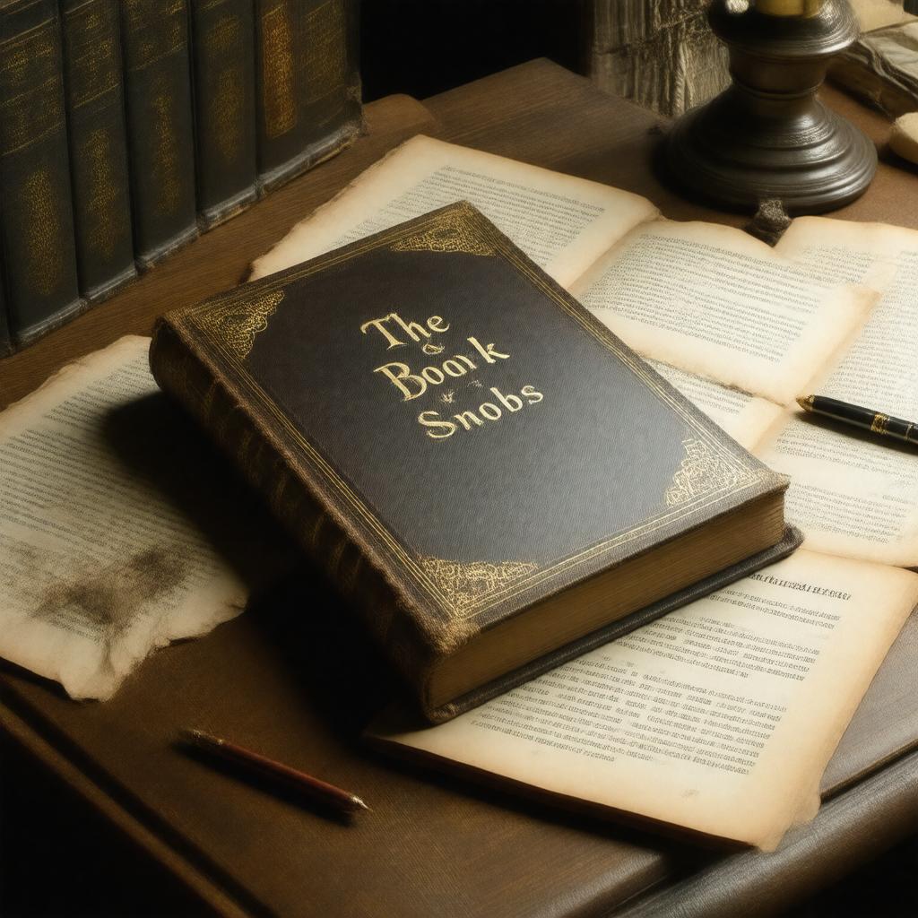 AI-created image of The Book of Snobs
