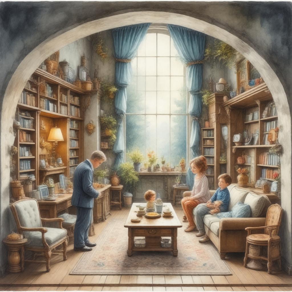 AI-created image of The Borrowers