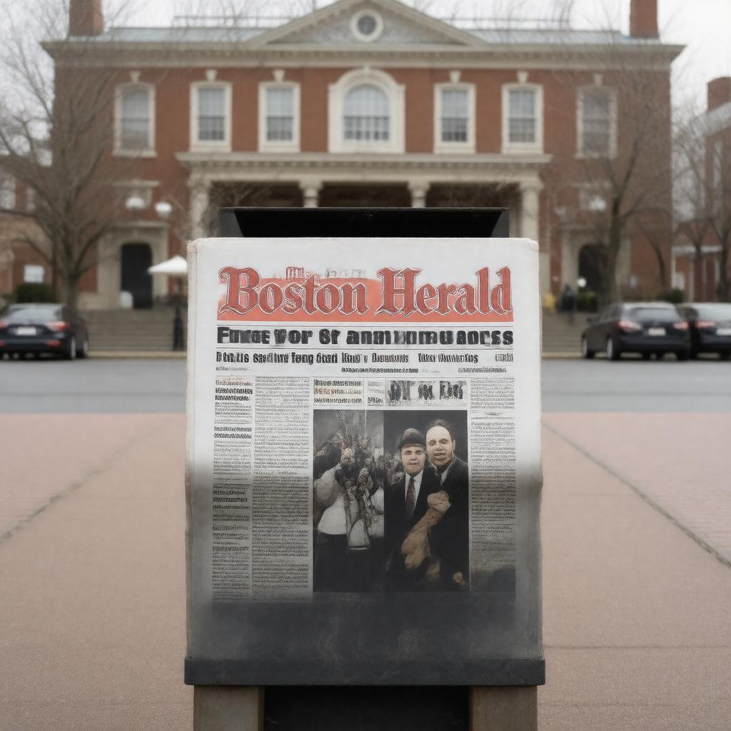 AI-created image of The Boston Herald