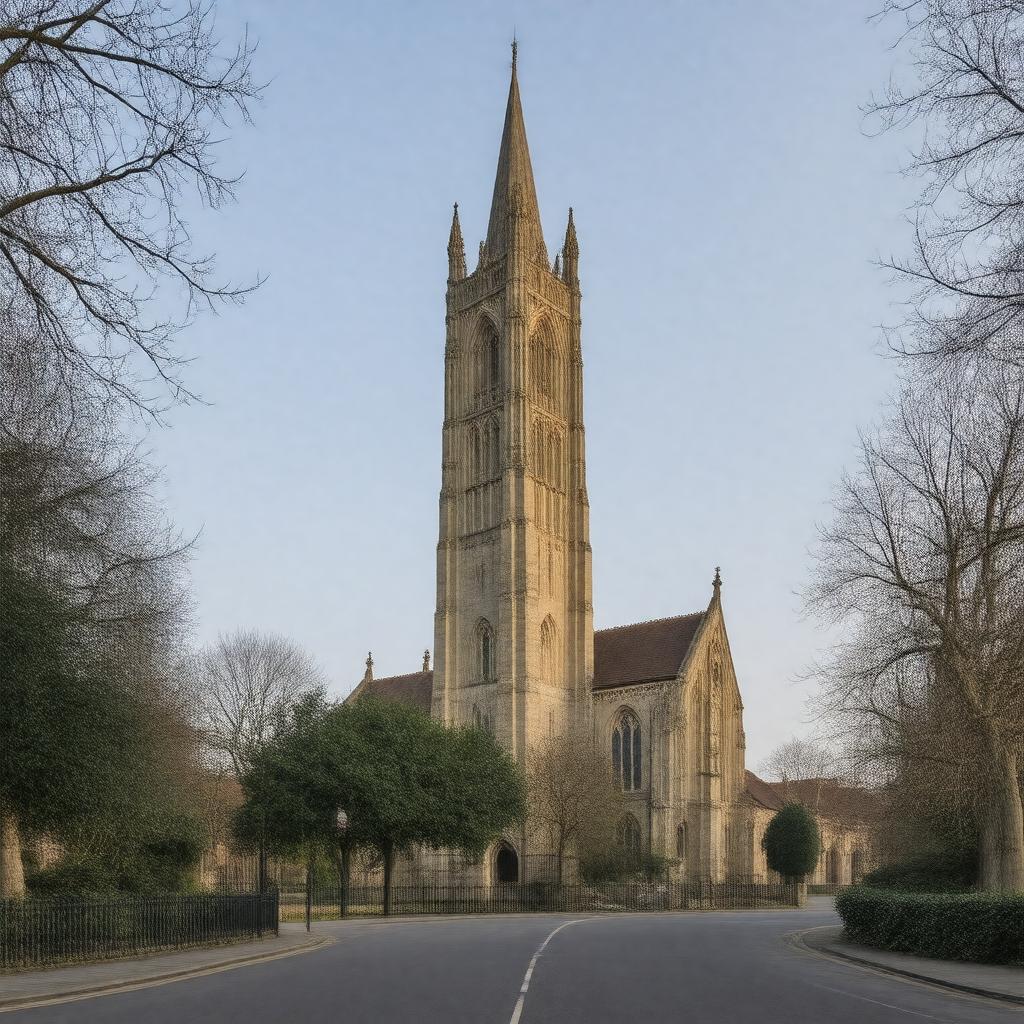 AI-created image of The Boston Stump