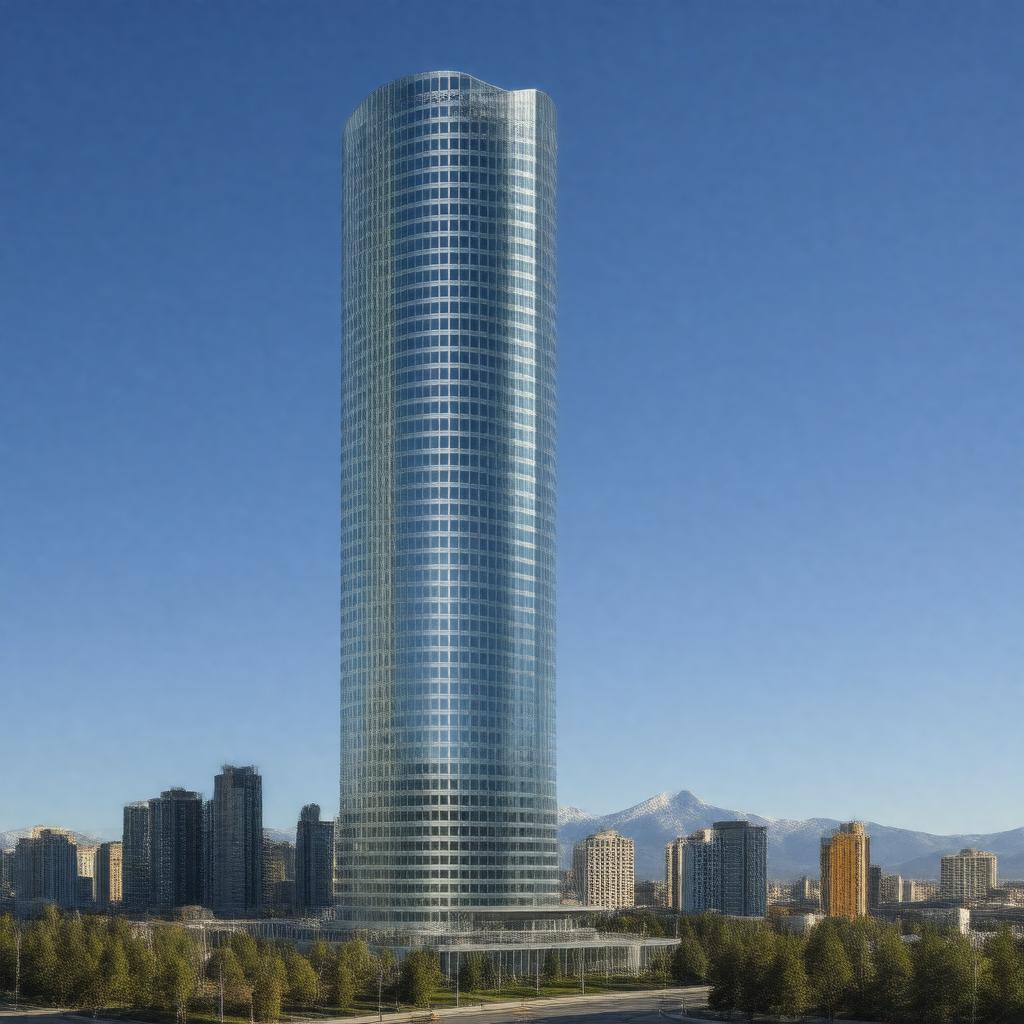 AI-created image of The Bow (Calgary)