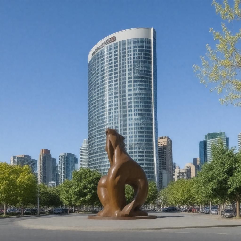 Click to view larger image AI-created image of The Bow, Calgary