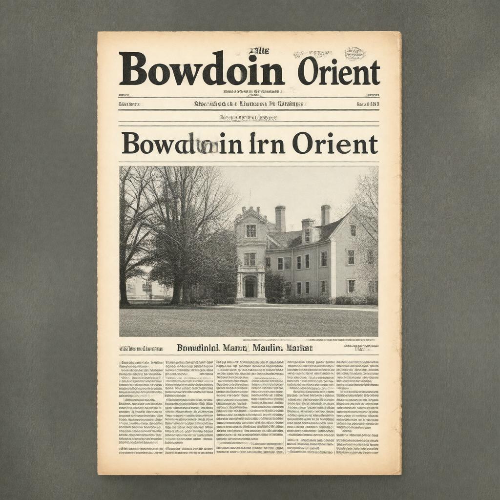 AI-created image of The Bowdoin Orient