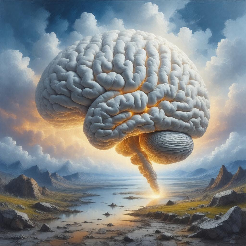 AI-created image of The Brain—is wider than the Sky—