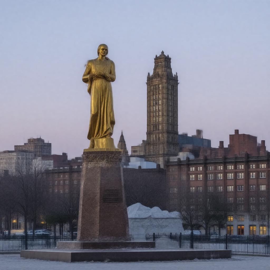 AI-created image of The Brass City