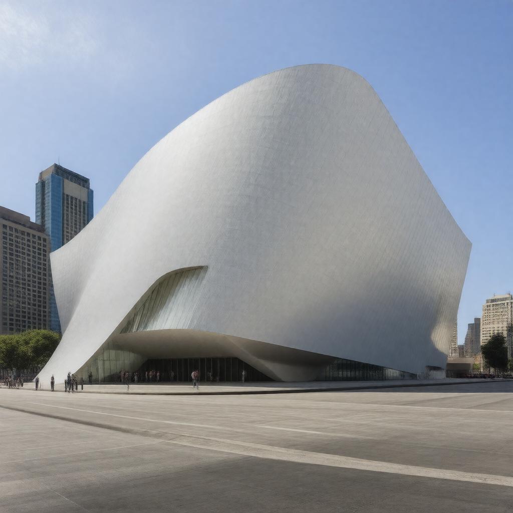 AI-created image of The Broad