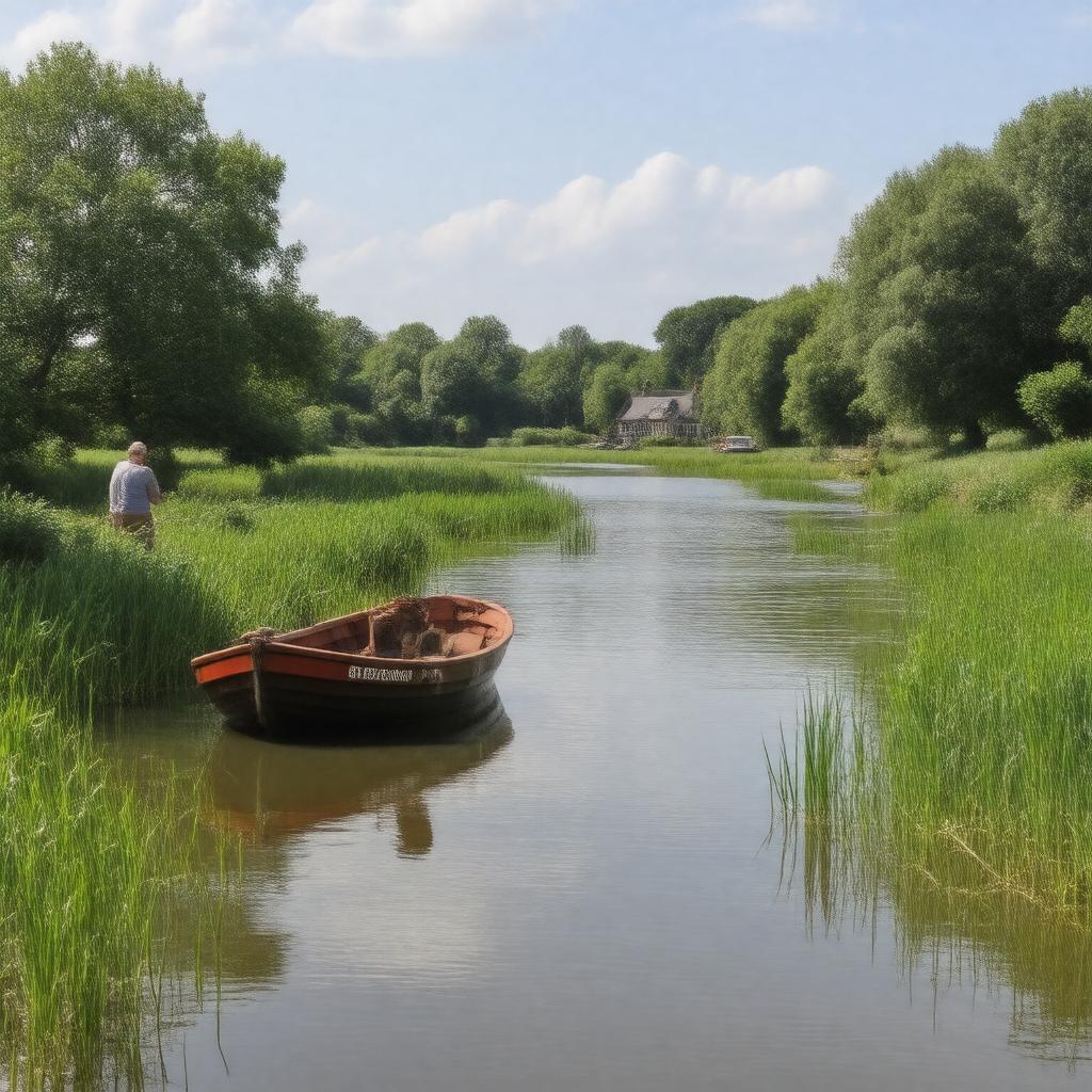AI-created image of The Broads