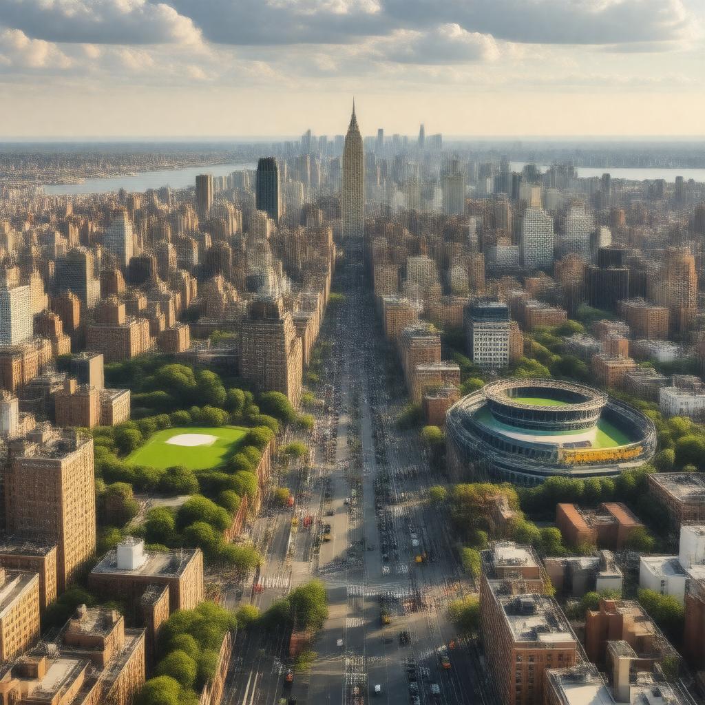AI-created image of The Bronx, New York City