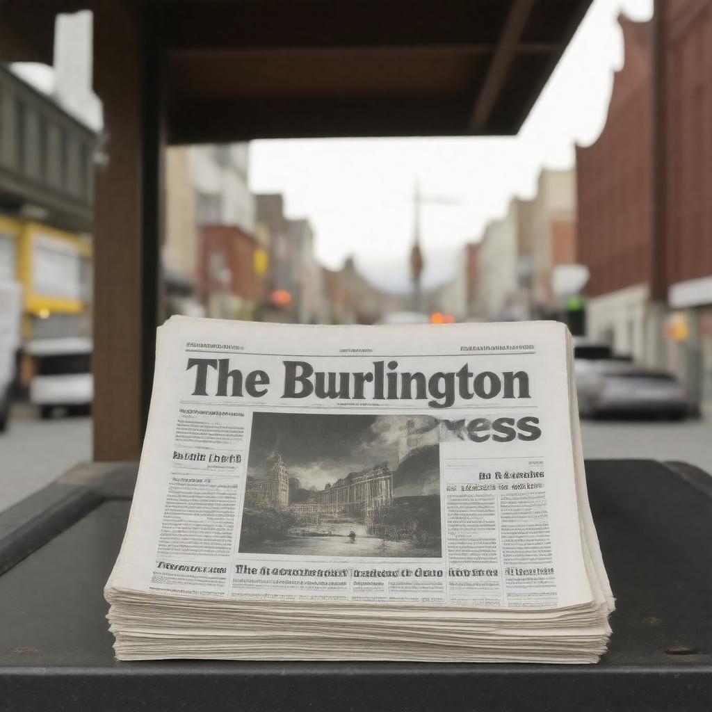 AI-created image of The Burlington Free Press