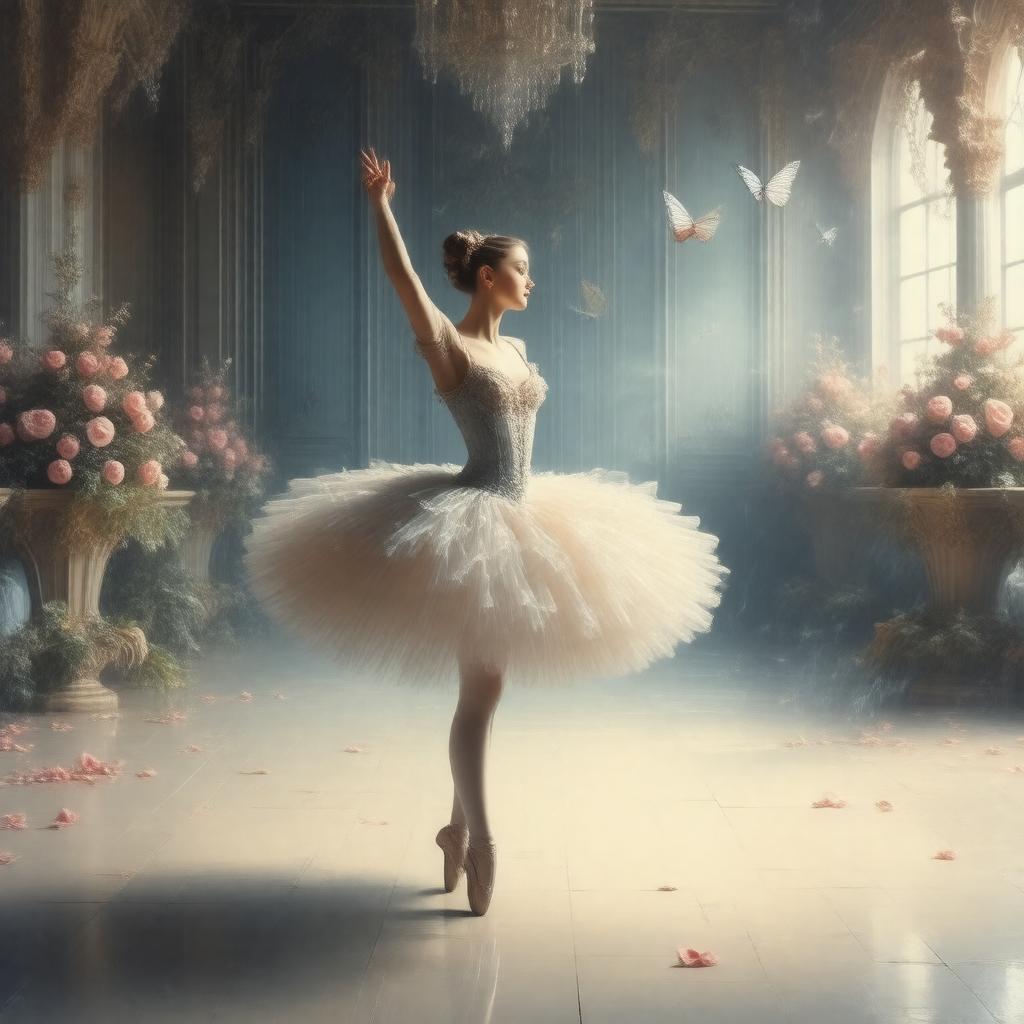 AI-created image of The Butterfly (ballet)