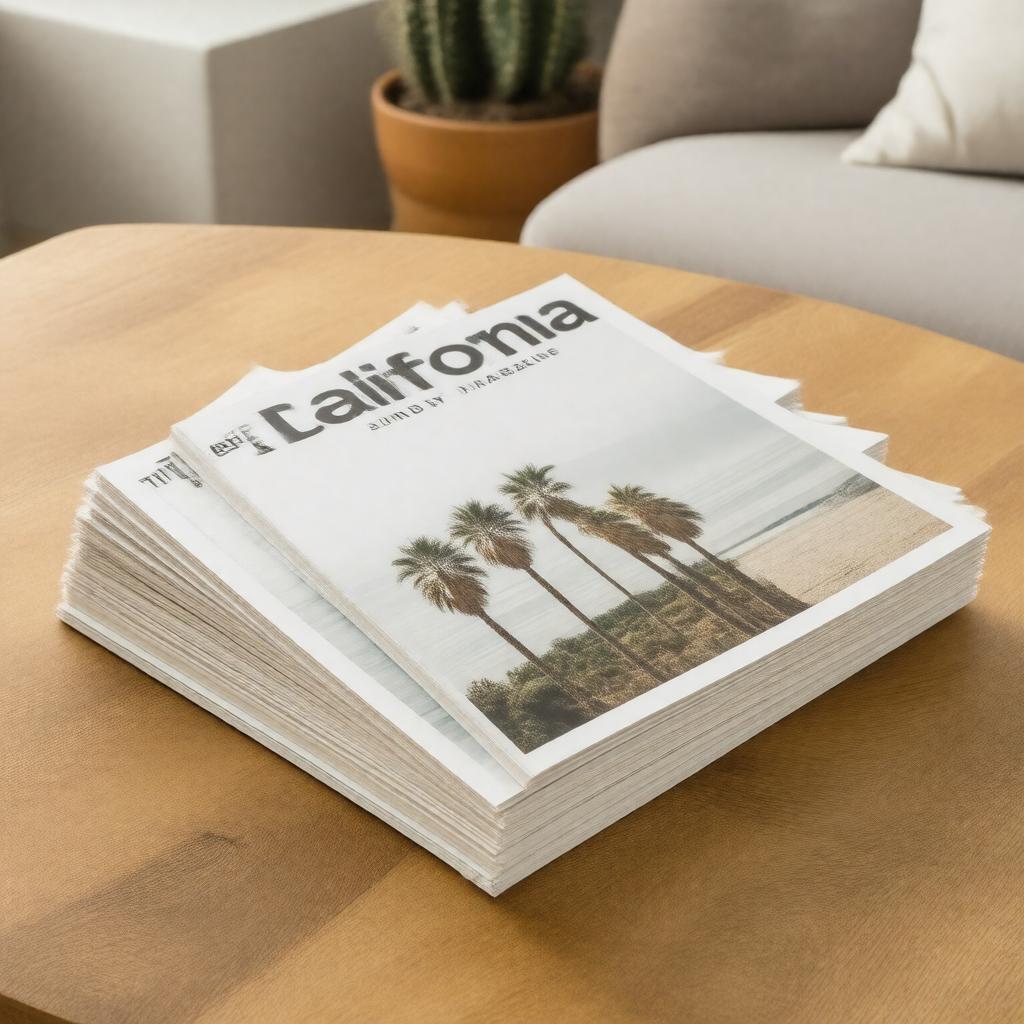 AI-created image of The California Sunday Magazine