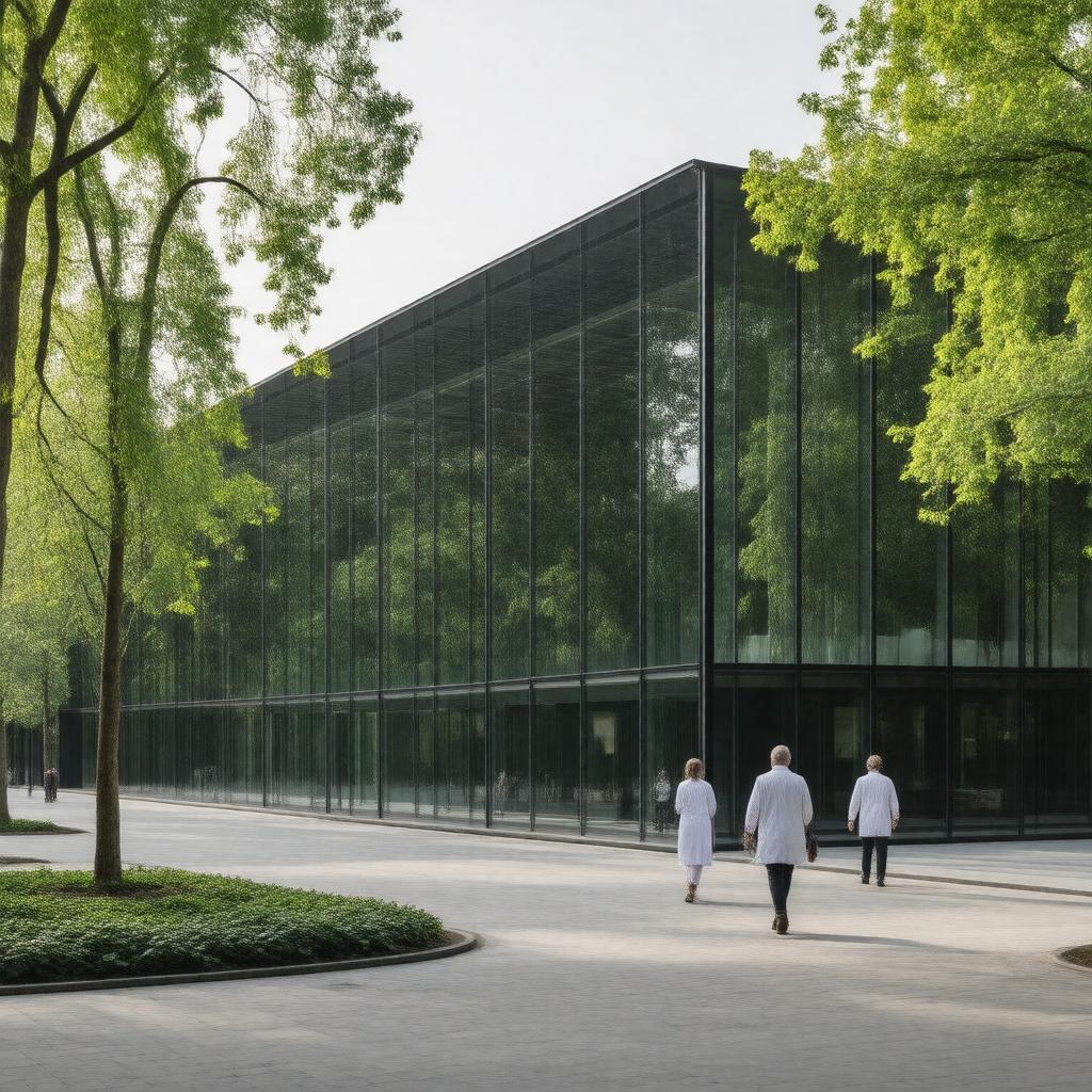 Click to view larger image AI-created image of The Cambridge Centre for Brain Repair