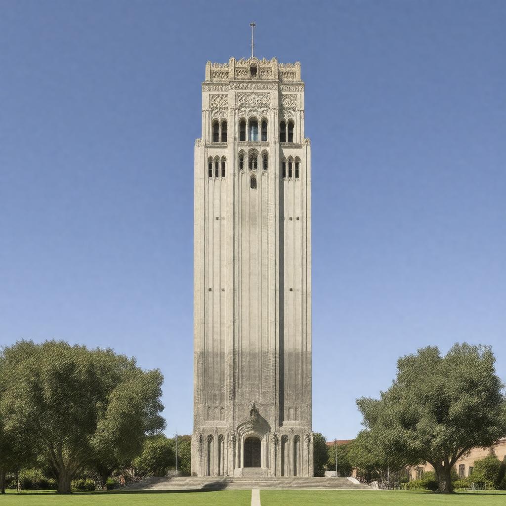 AI-created image of The Campanile