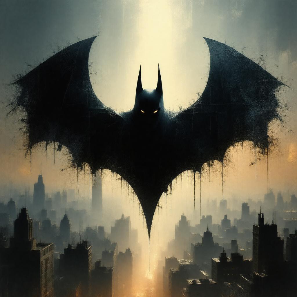 AI-created image of The Caped Crusader