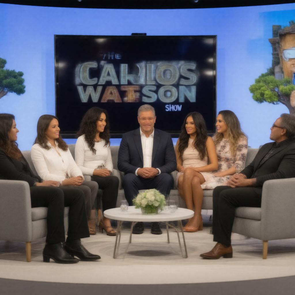 Click to view larger image AI-created image of The Carlos Watson Show