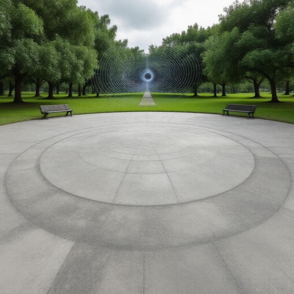 AI-created image of The Center of the Universe