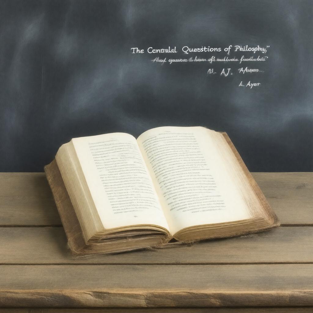 AI-created image of The Central Questions of Philosophy