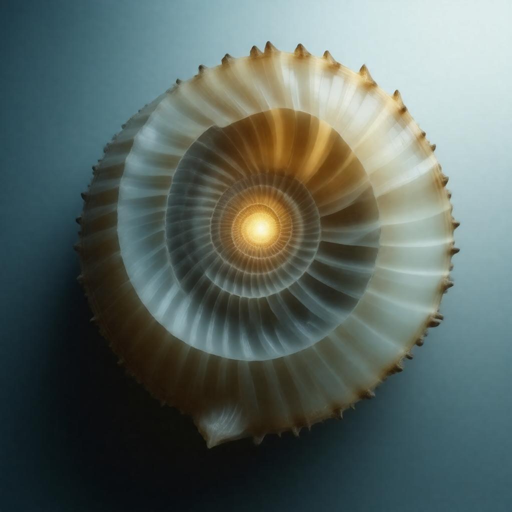 AI-created image of The Chambered Nautilus