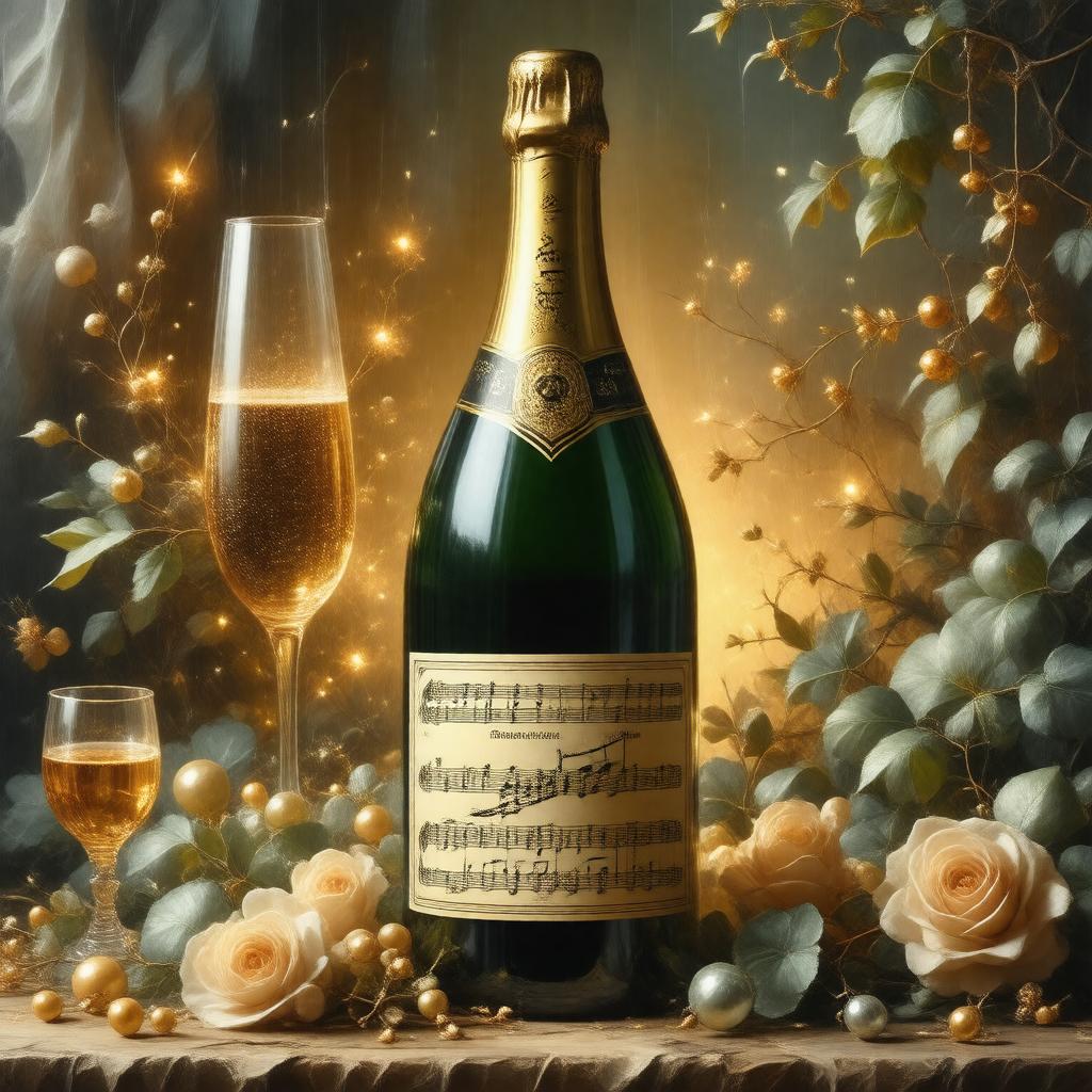 AI-created image of The Champagne Music Maker