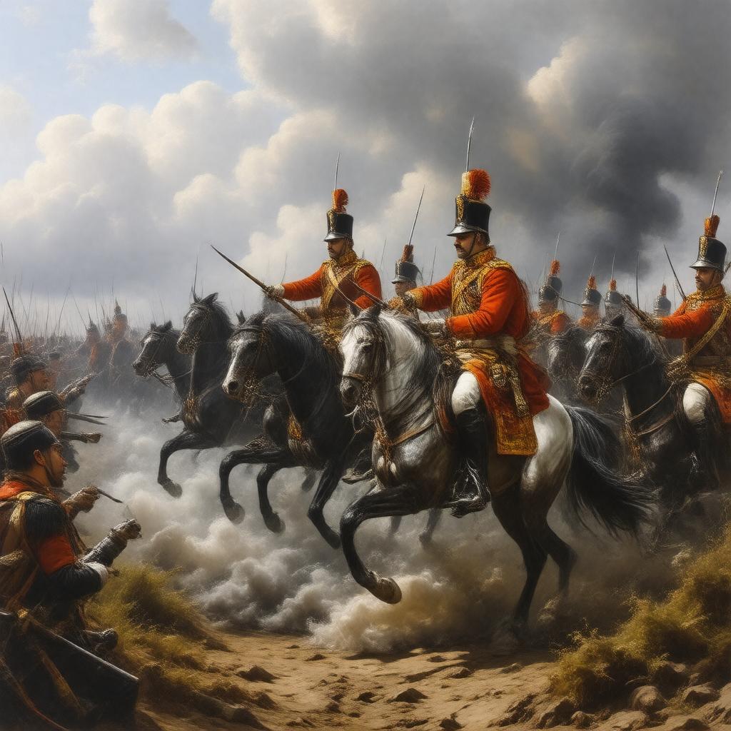AI-created image of The Charge of the Light Brigade (poem)