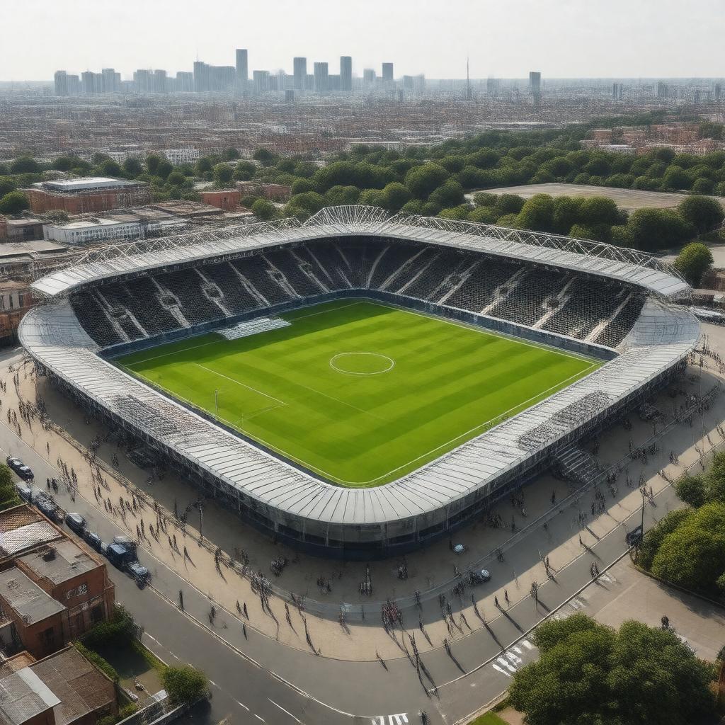 AI-created image of The Cherry Red Records Stadium
