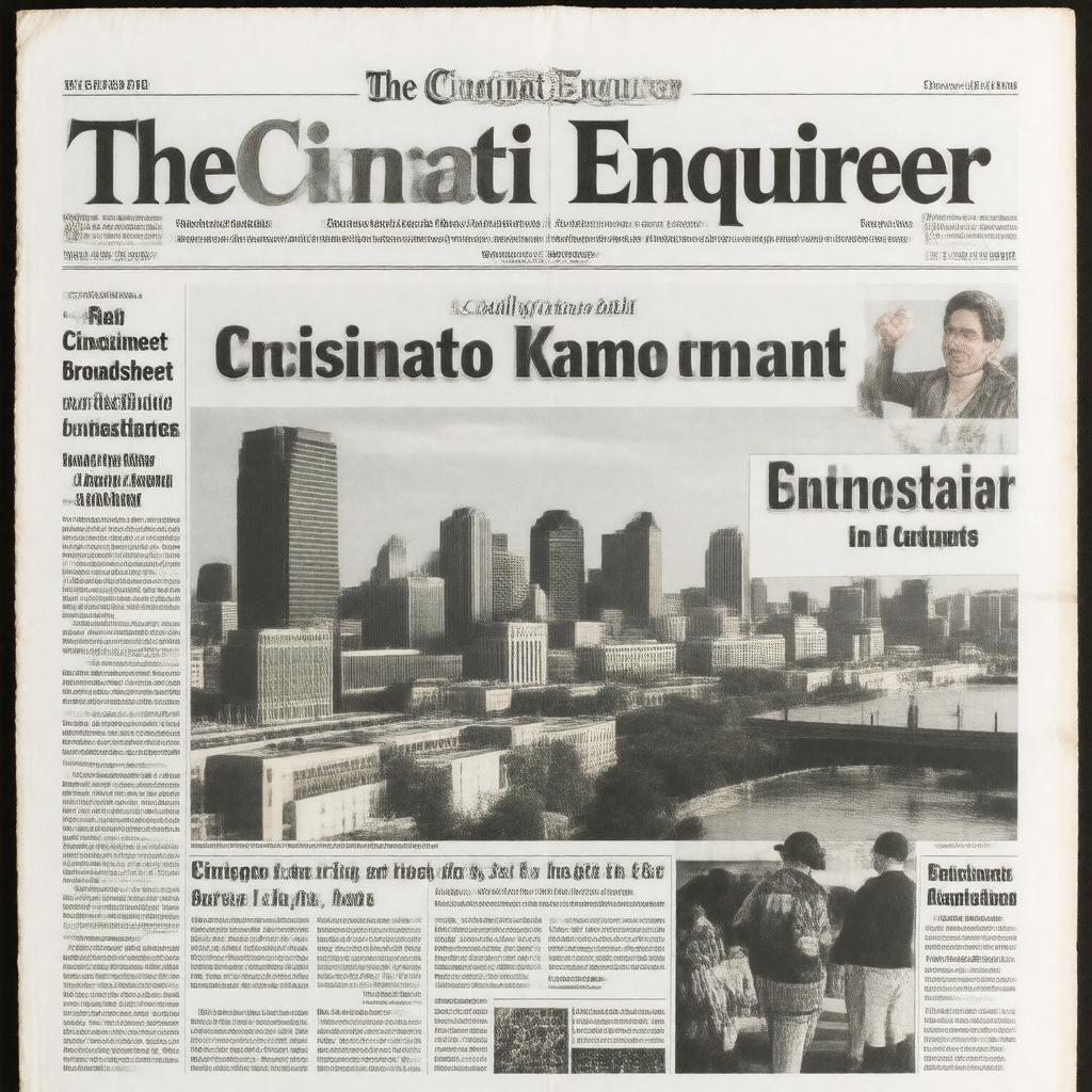 Click to view larger image AI-created image of The Cincinnati Enquirer