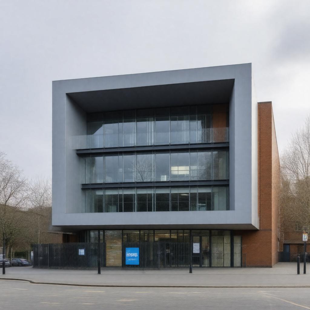 AI-created image of The City Academy, Hackney