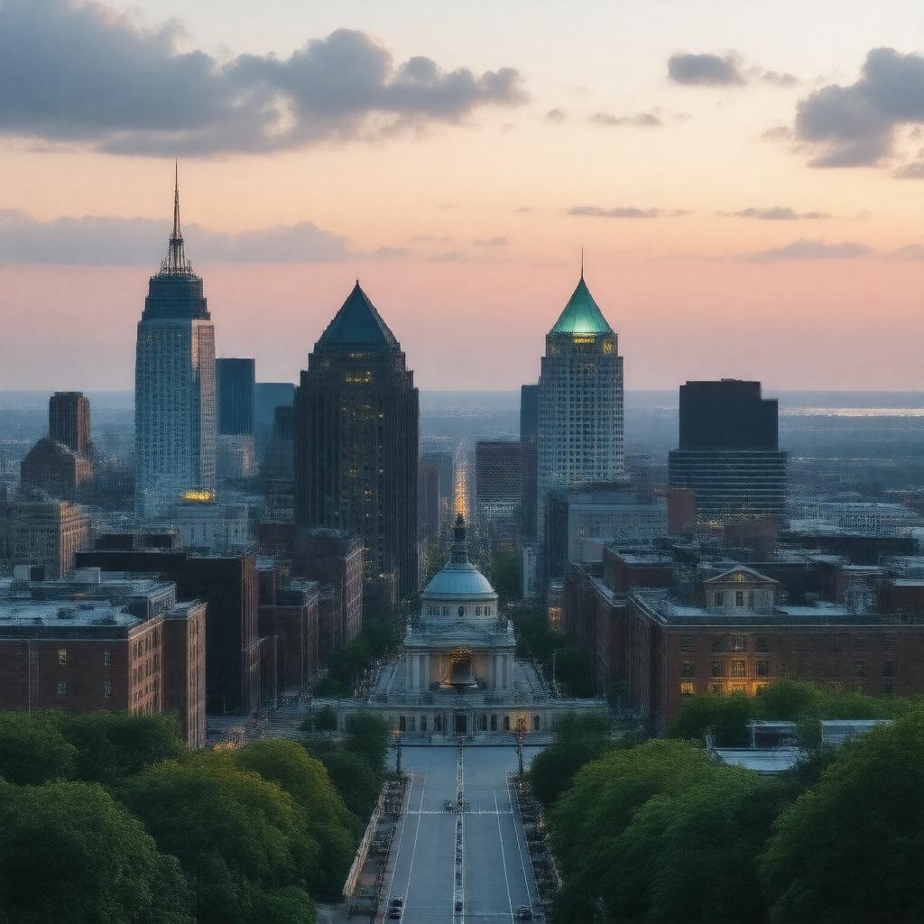 Click to view larger image AI-created image of The City of Brotherly Love