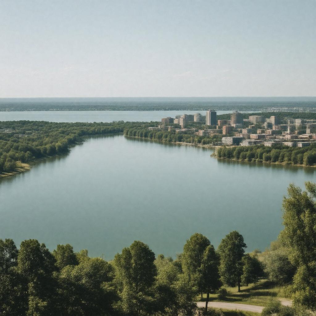 AI-created image of The City of Four Lakes