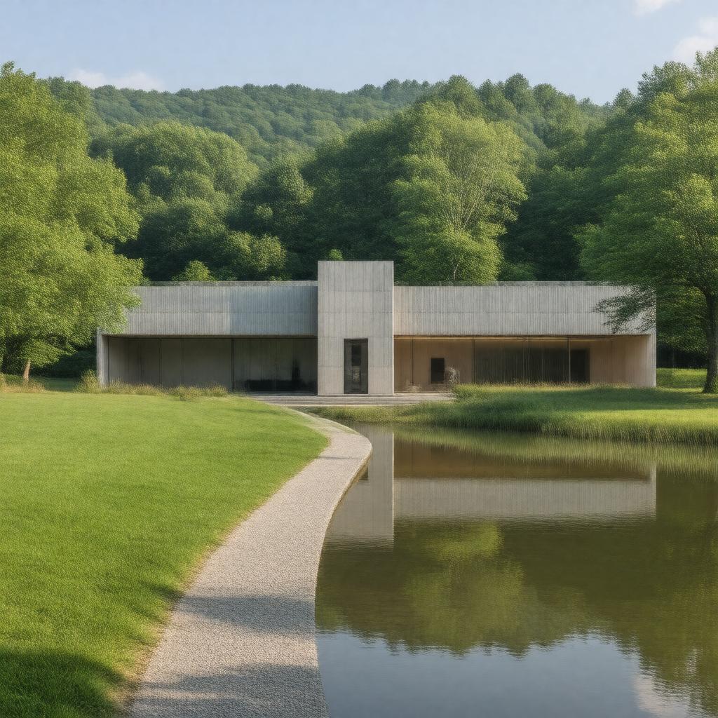 AI-created image of The Clark Art Institute