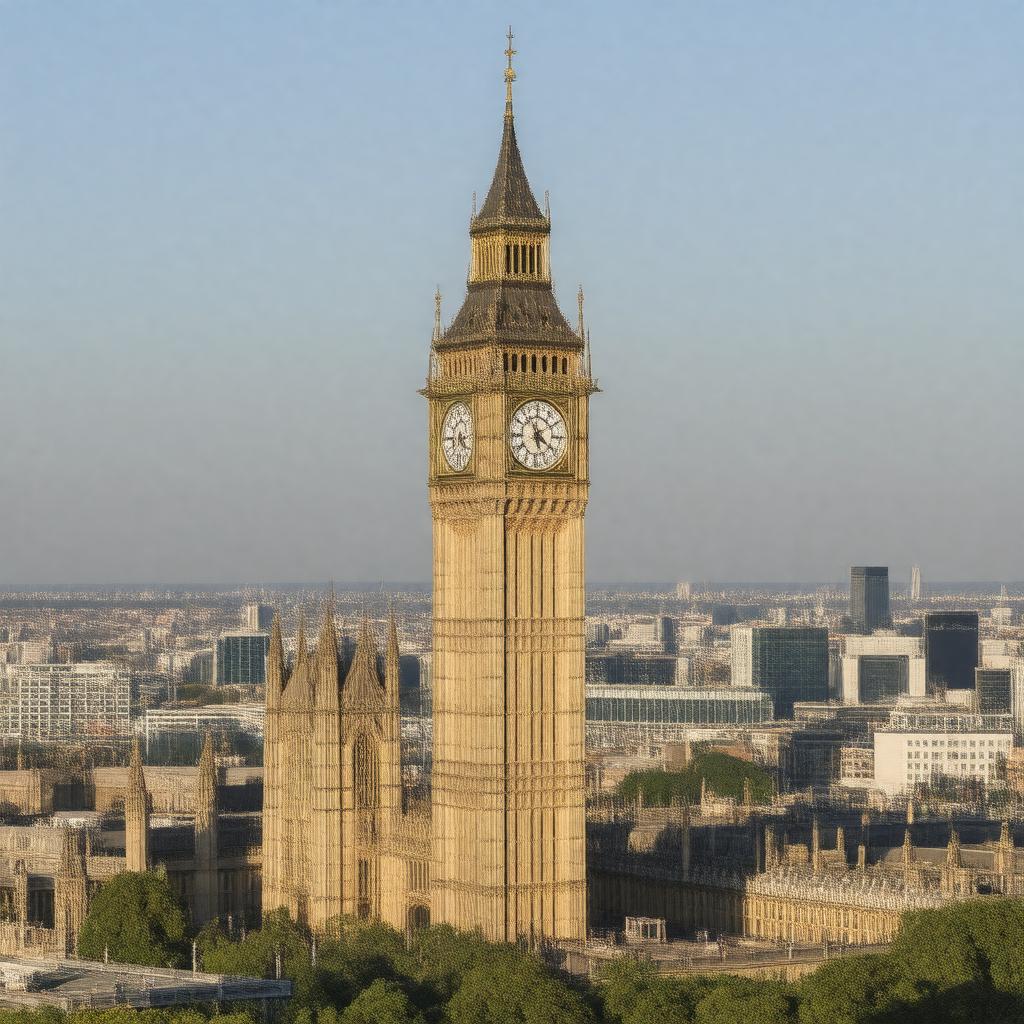 AI-created image of The Clock Tower
