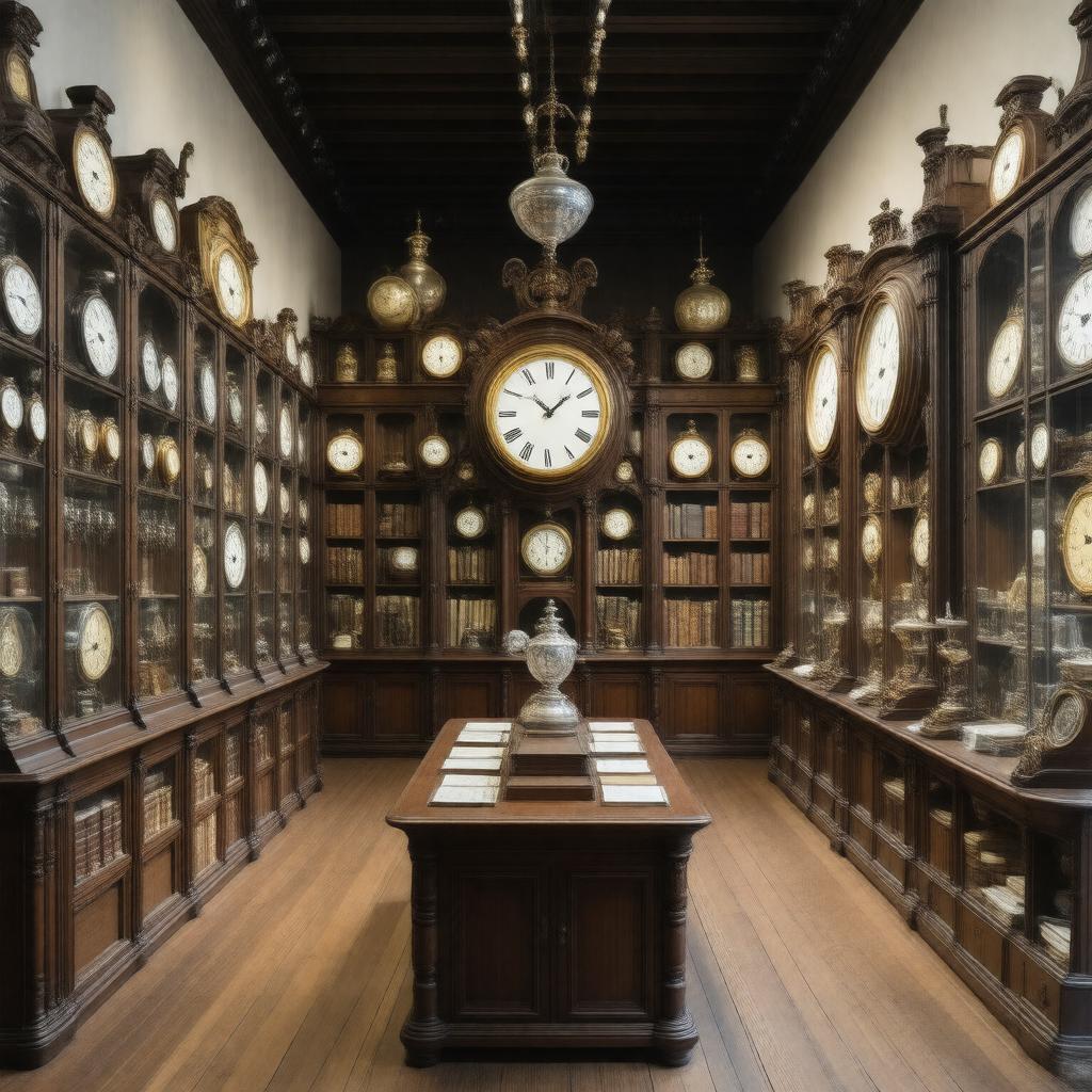 Click to view larger image AI-created image of The Clockmakers' Museum