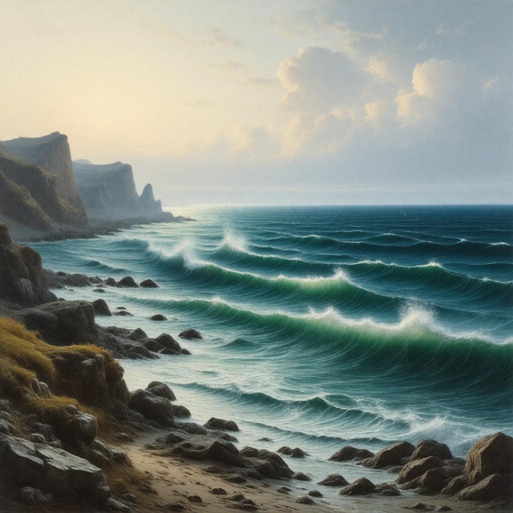 AI-created image of The Coast of Utopia