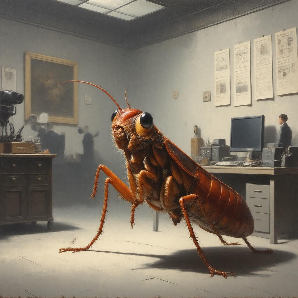 AI-created image of The Cockroach (ballet)