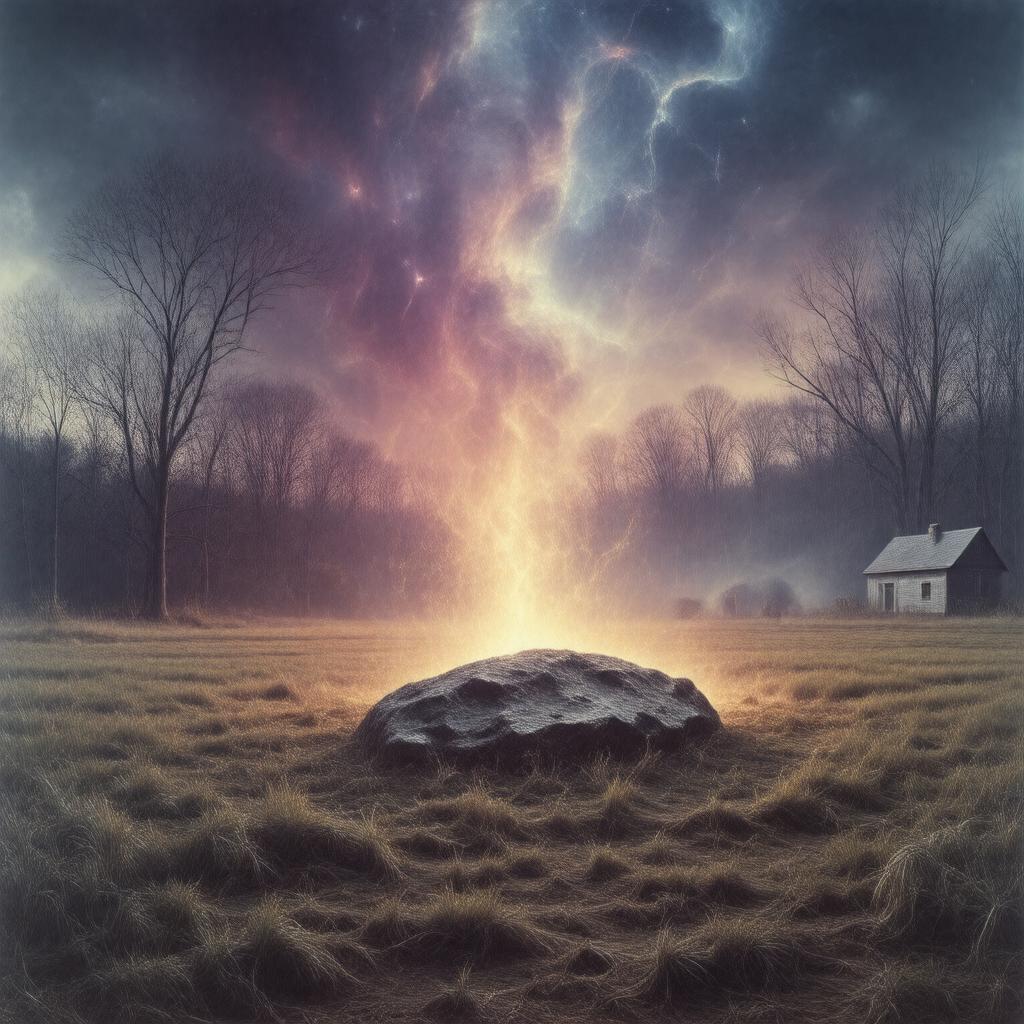 Click to view larger image AI-created image of The Colour Out of Space