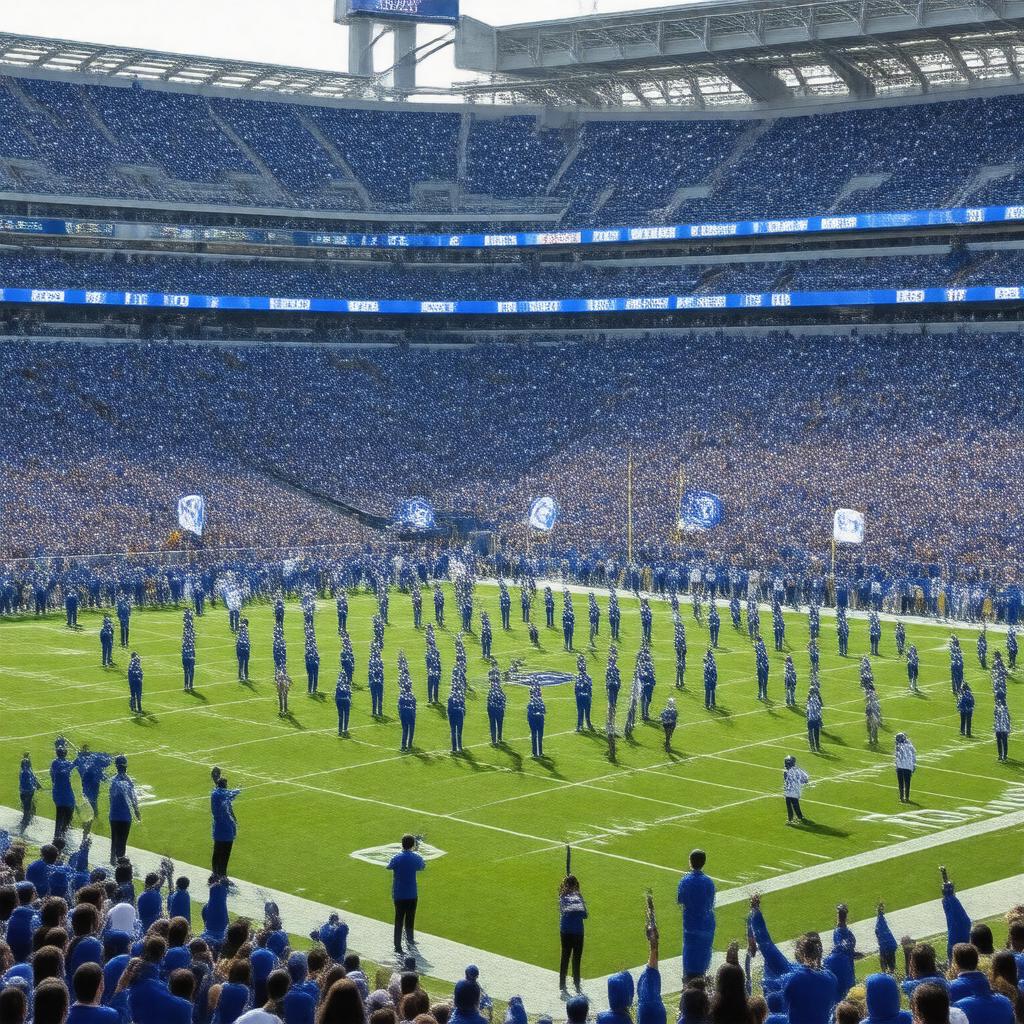 AI-created image of The Colts Fight Song