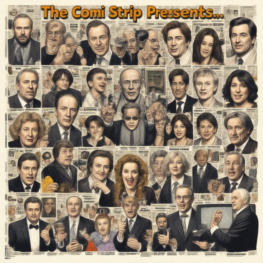 AI-created image of The Comic Strip Presents