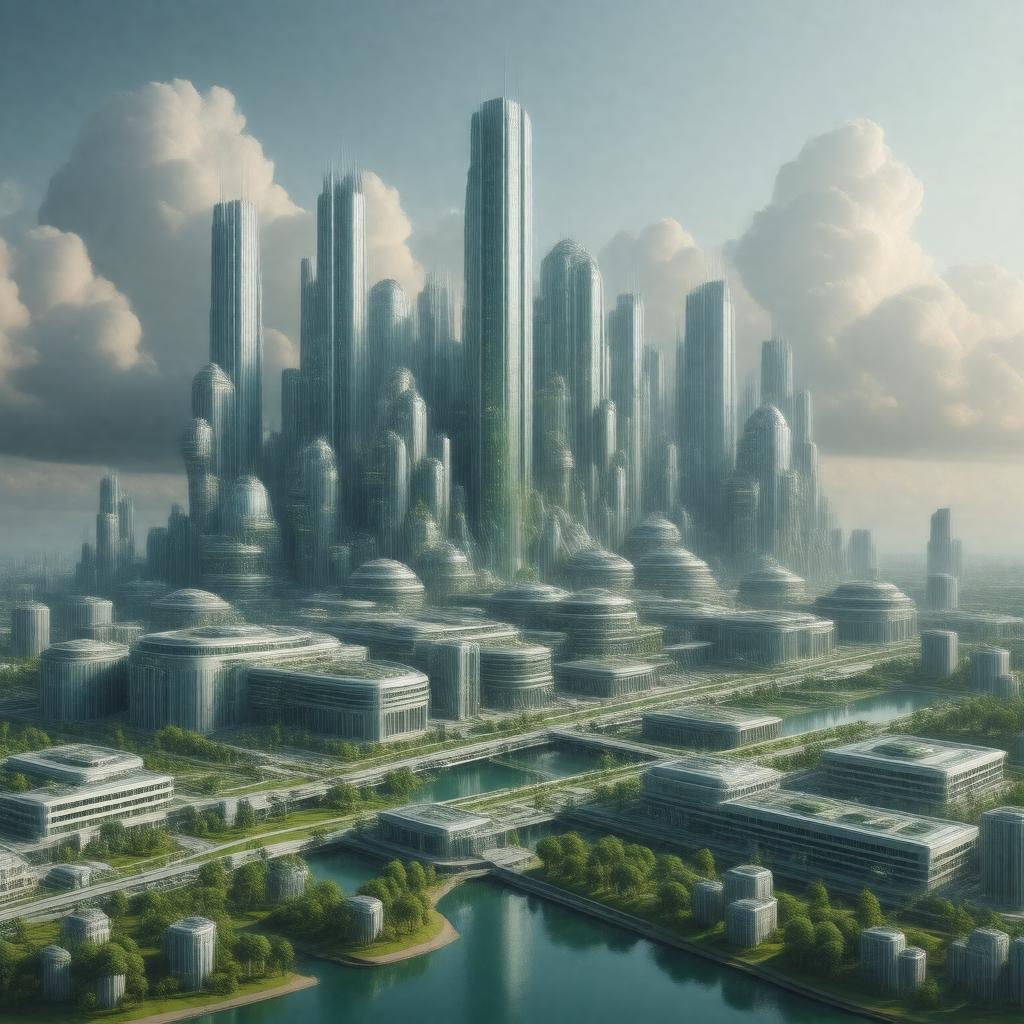 AI-created image of The Coming World Civilization
