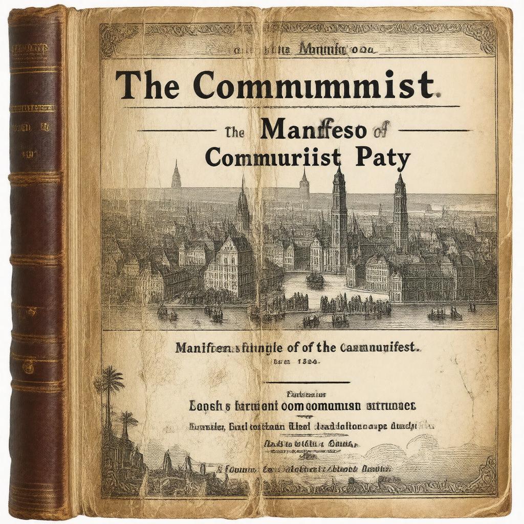 AI-created image of The Communist Manifesto