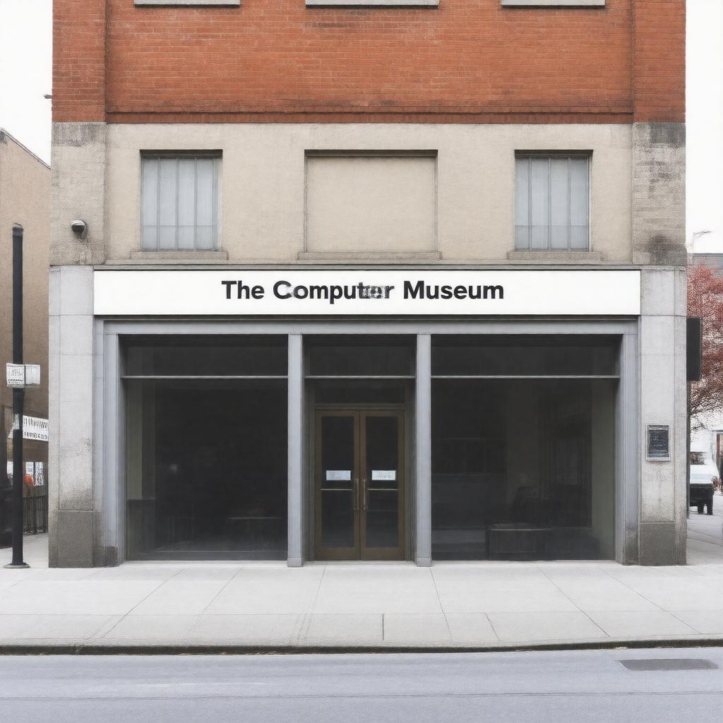 AI-created image of The Computer Museum, Boston