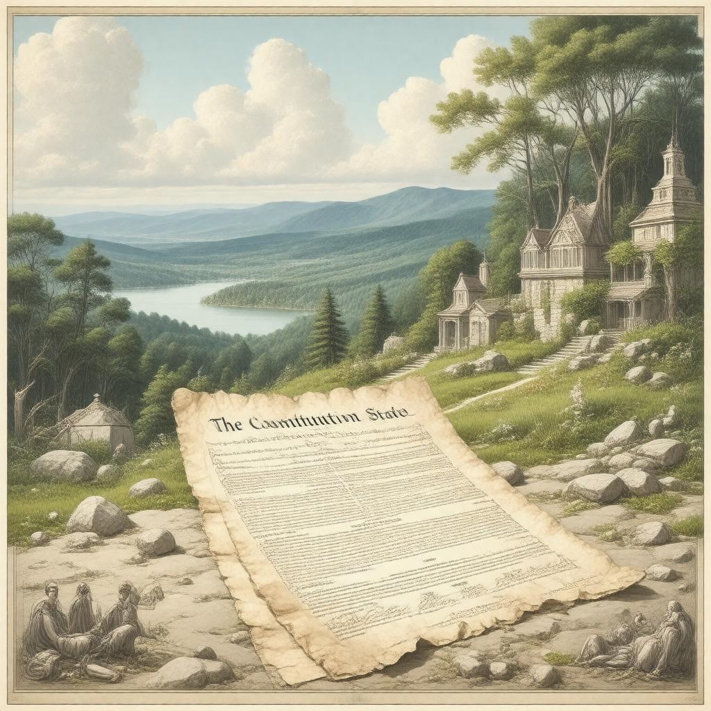 AI-created image of The Constitution State