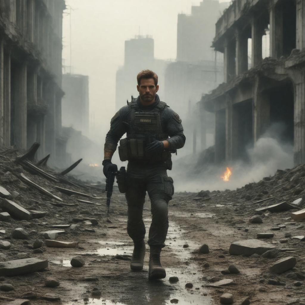 AI-created image of The Contractor (2022 film)