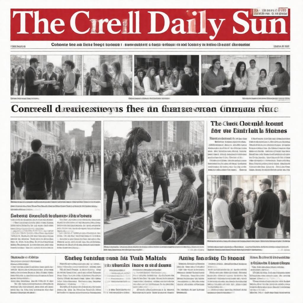 Click to view larger image AI-created image of The Cornell Daily Sun